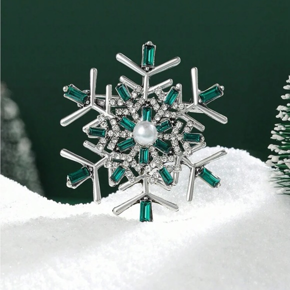 Jewelry - Snowflake brooch